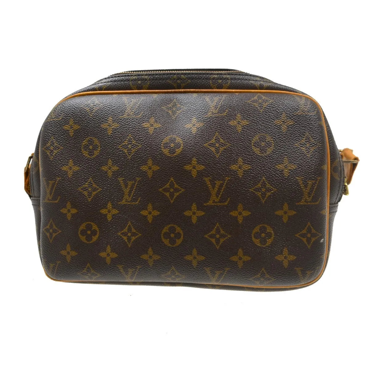 Louis Vuitton Reporter Monogram Canvas Brown Canvas Shoulder Bag Bag (Pre-Owned)