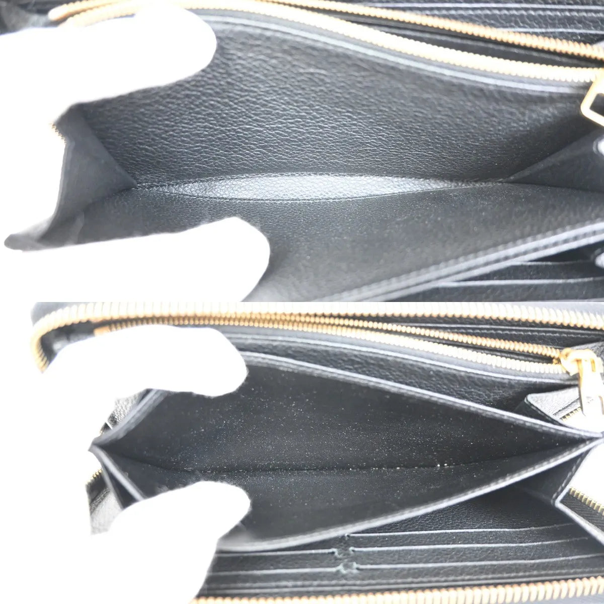 Louis Vuitton Portefeuille Zippy Monogramme Empreinte Monogramme Empreinte Black Leather Wallets Accessory (Pre-Owned)