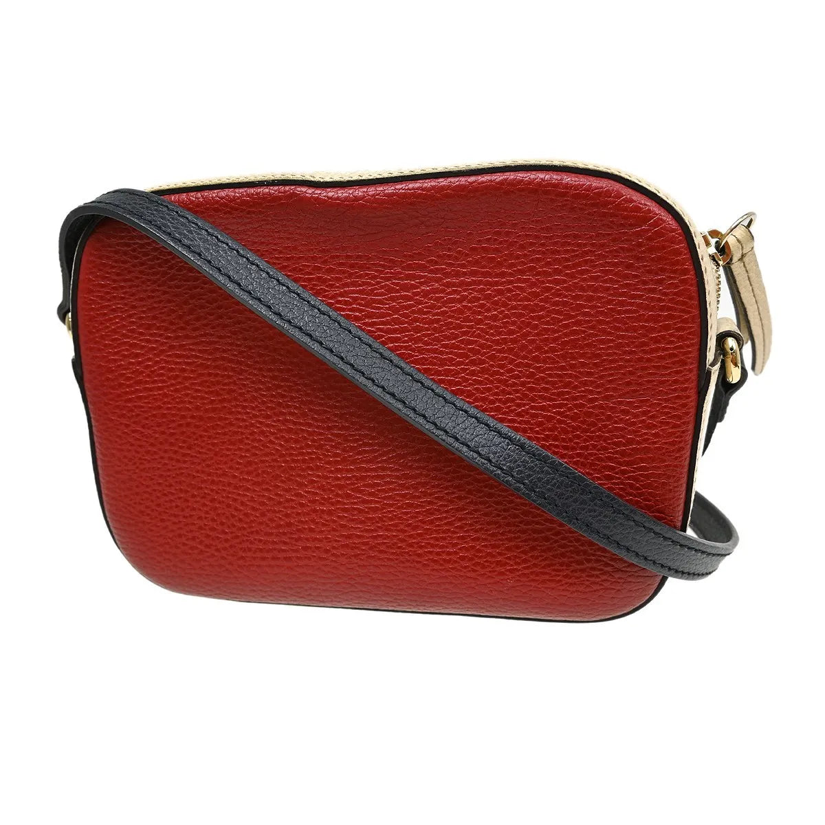 Gucci Soho Shoulder Leather Red Leather Handbag (Pre-Owned)