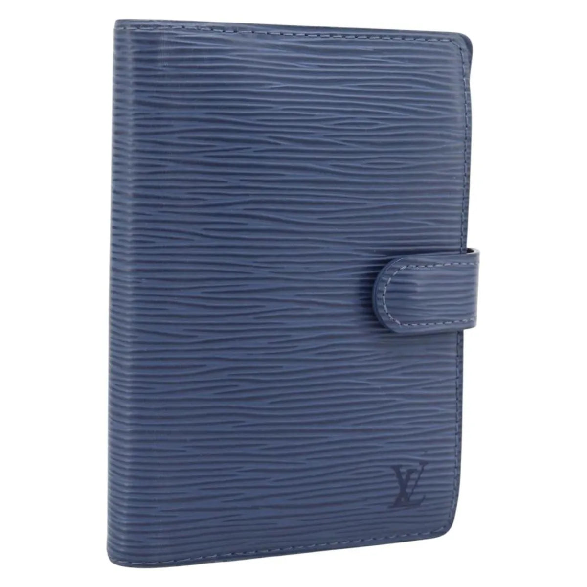 Louis Vuitton Agenda Cover Epi Blue Leather Clutche & Pouche Bag (Pre-Owned)