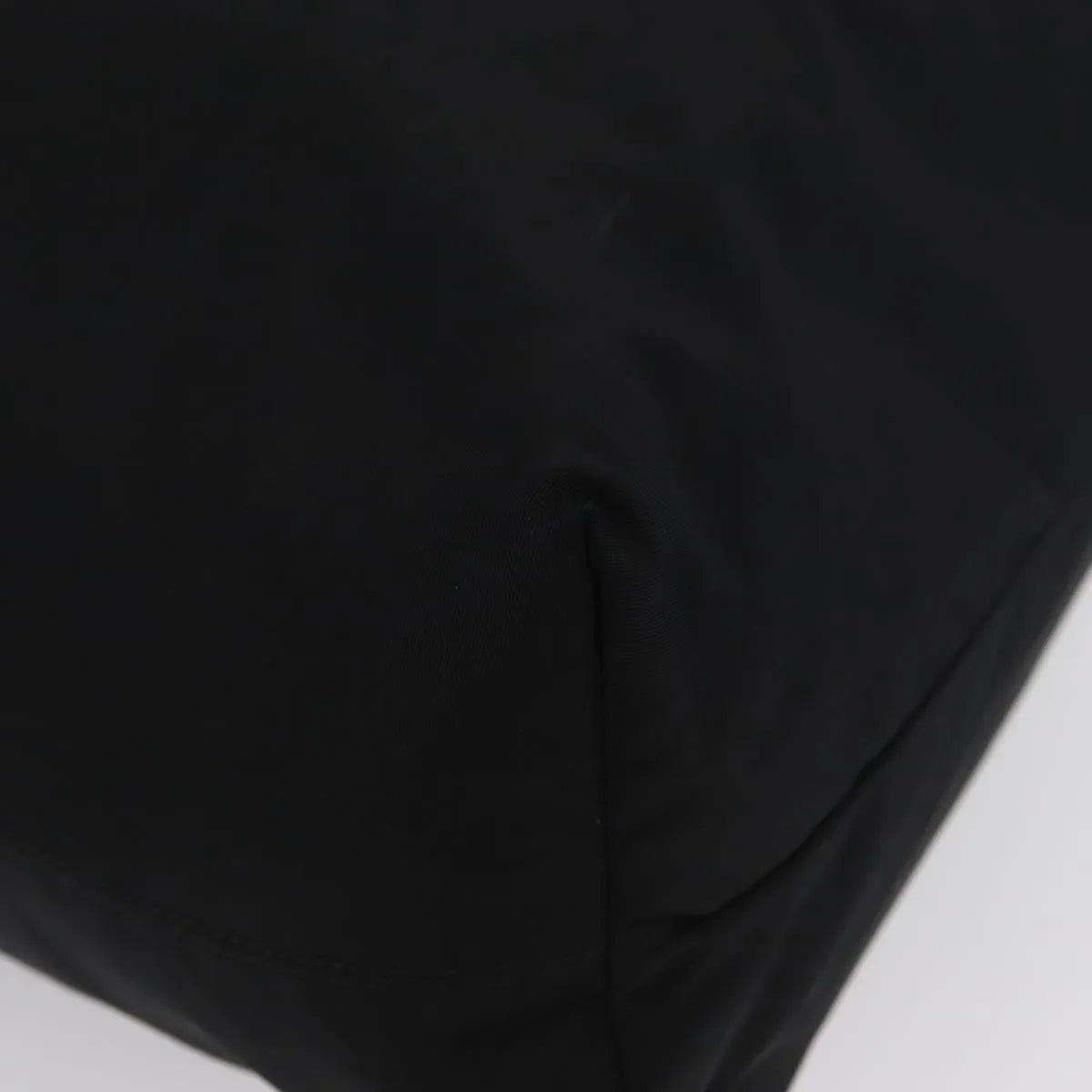 Celine Circle Logo Nylon Black Nylon Tote Bag Bag (Pre-Owned)