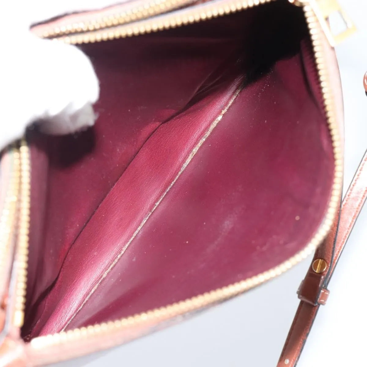 Loewe Gate Double Zip Leather Brown Leather Shoulder Bag Bag (Pre-Owned)
