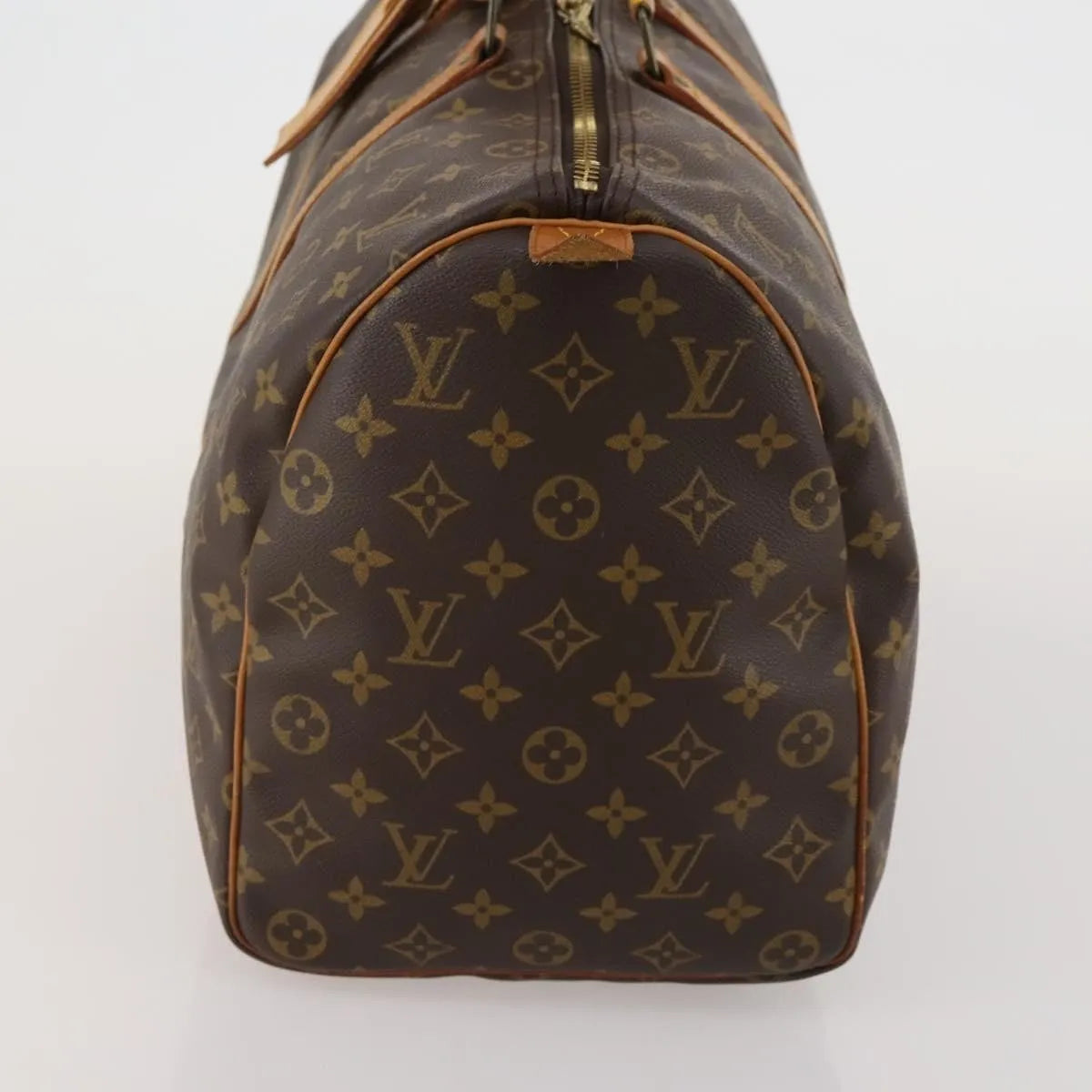 Louis Vuitton Keepall Monogram Canvas Brown Canvas Travel Bag Bag (Pre-Owned)