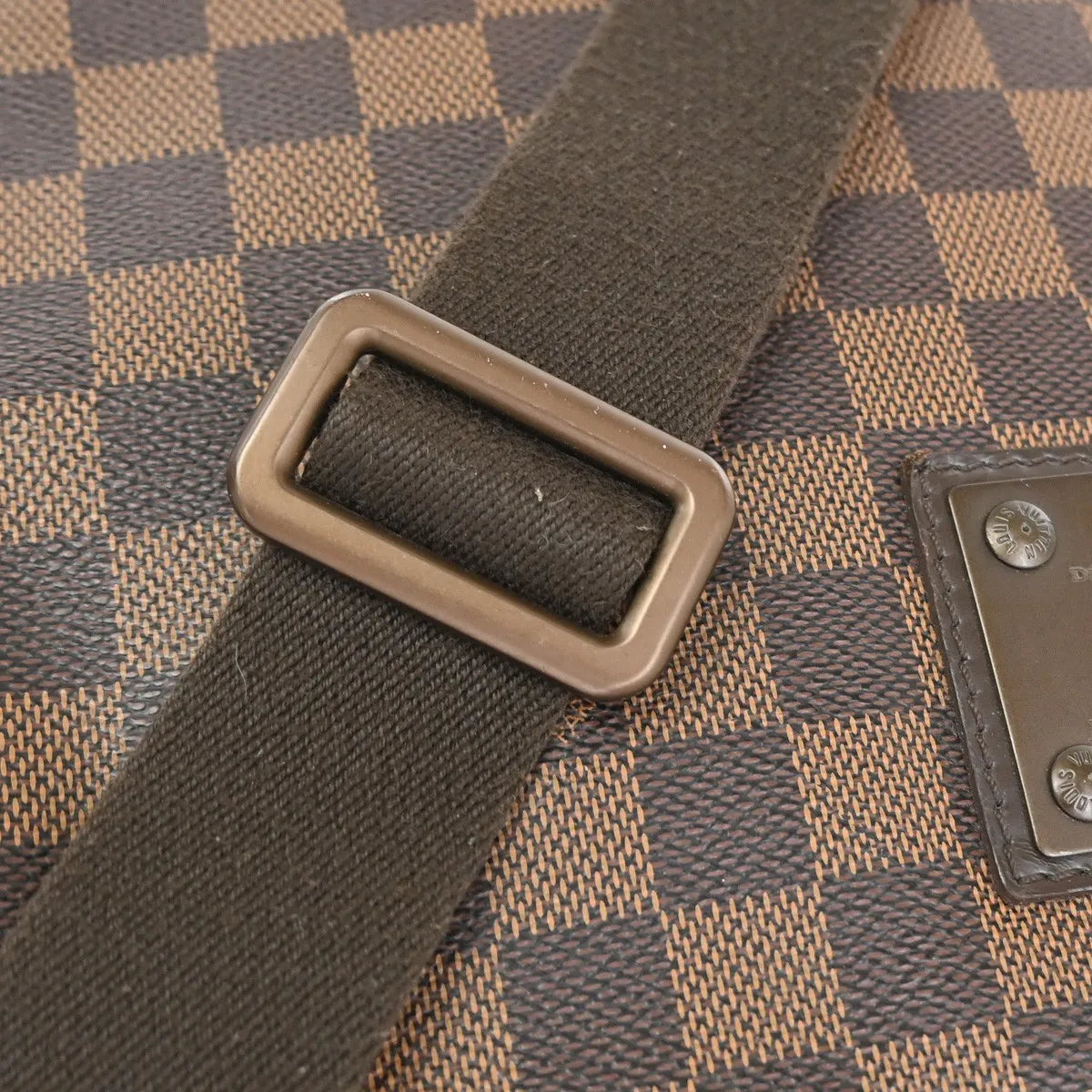 Louis Vuitton Brooklyn Damier Brown Canvas Shoulder Bag Bag (Pre-Owned)