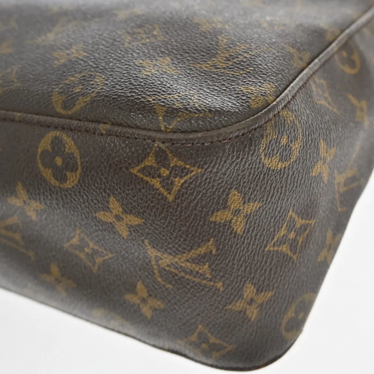 Louis Vuitton Monogram Looping Monogram Canvas Brown Canvas Handbag (Pre-Owned)