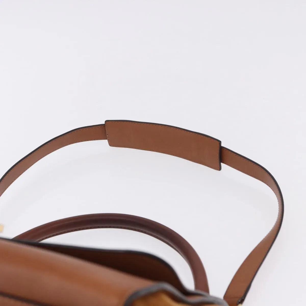Celine Trapeze Leather Brown Leather Handbag (Pre-Owned)