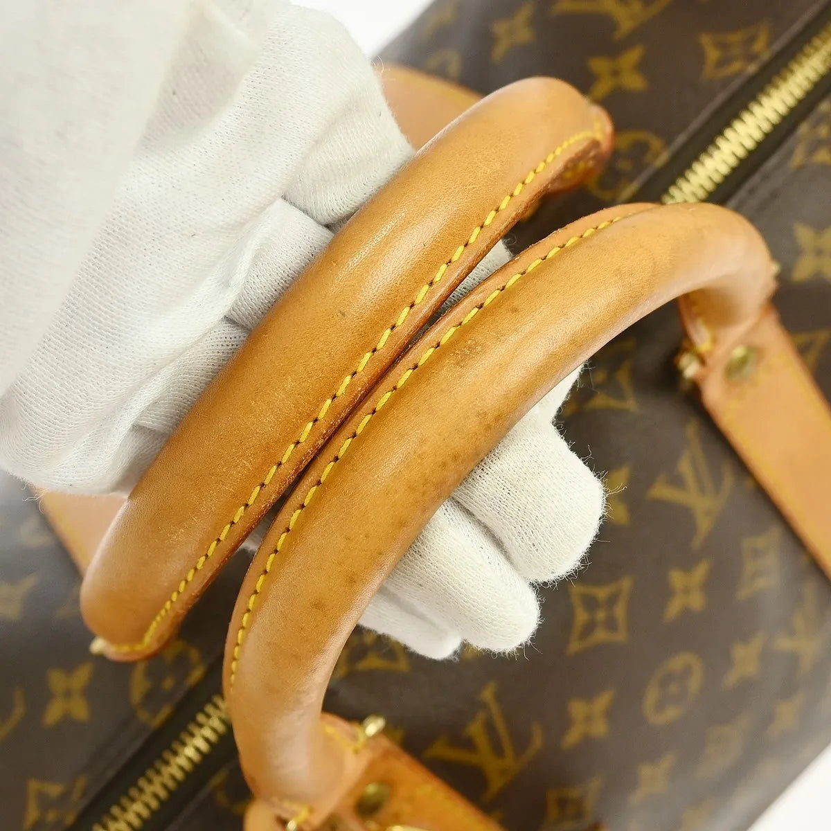 Louis Vuitton Keepall Monogram Canvas Brown Canvas Travel Bag Bag (Pre-Owned)