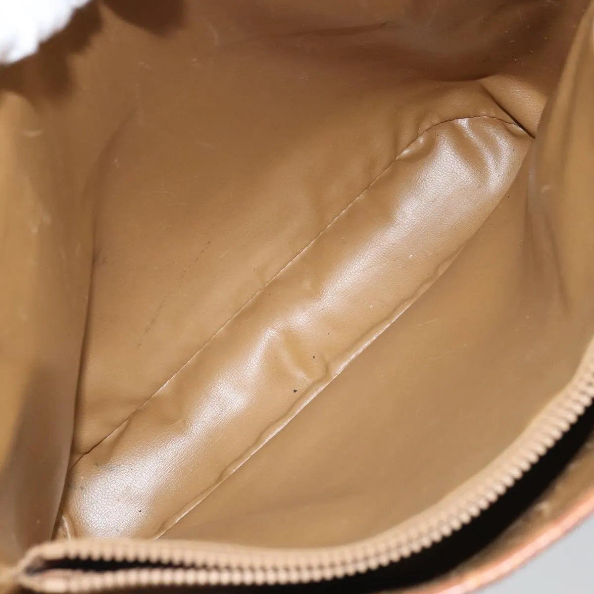 Celine Vintage Macadam Canvas Brown Canvas Shoulder Bag Bag (Pre-Owned)