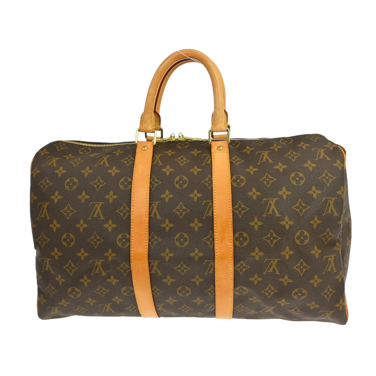 Louis Vuitton Keepall Monogram Canvas Brown Canvas Travel Bag Bag (Pre-Owned)