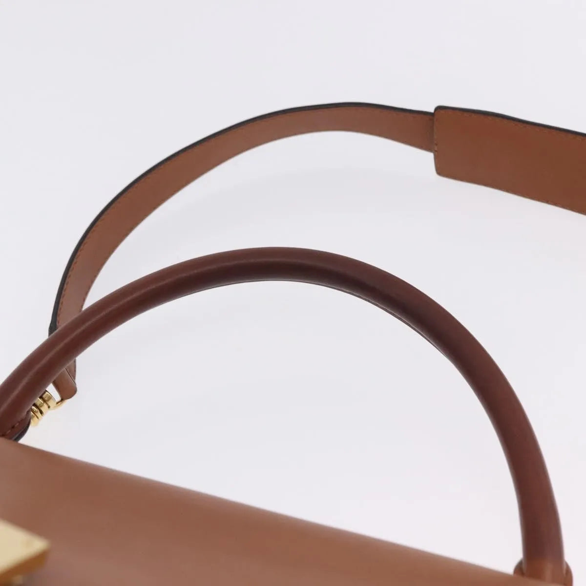 Celine Trapeze Leather Brown Leather Handbag (Pre-Owned)