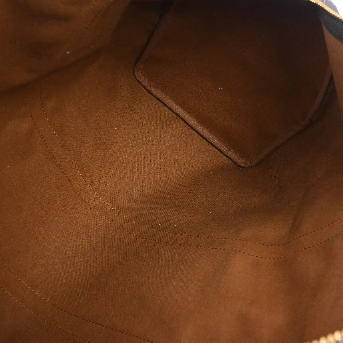 Louis Vuitton Keepall Monogram Canvas Brown Canvas Travel Bag Bag (Pre-Owned)