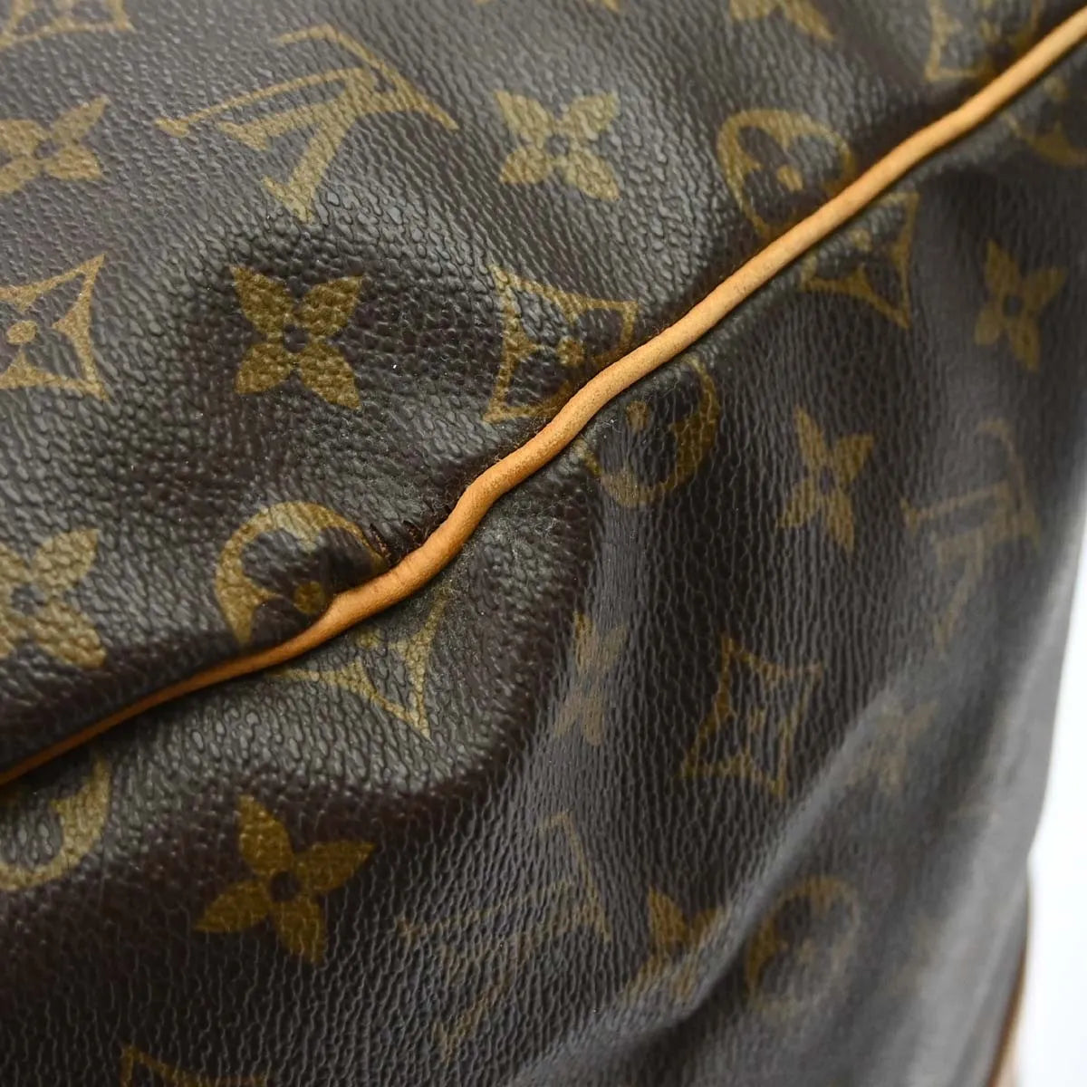Louis Vuitton Keepall Bag Monogram Canvas Brown Canvas Travel Bag Bag (Pre-Owned)