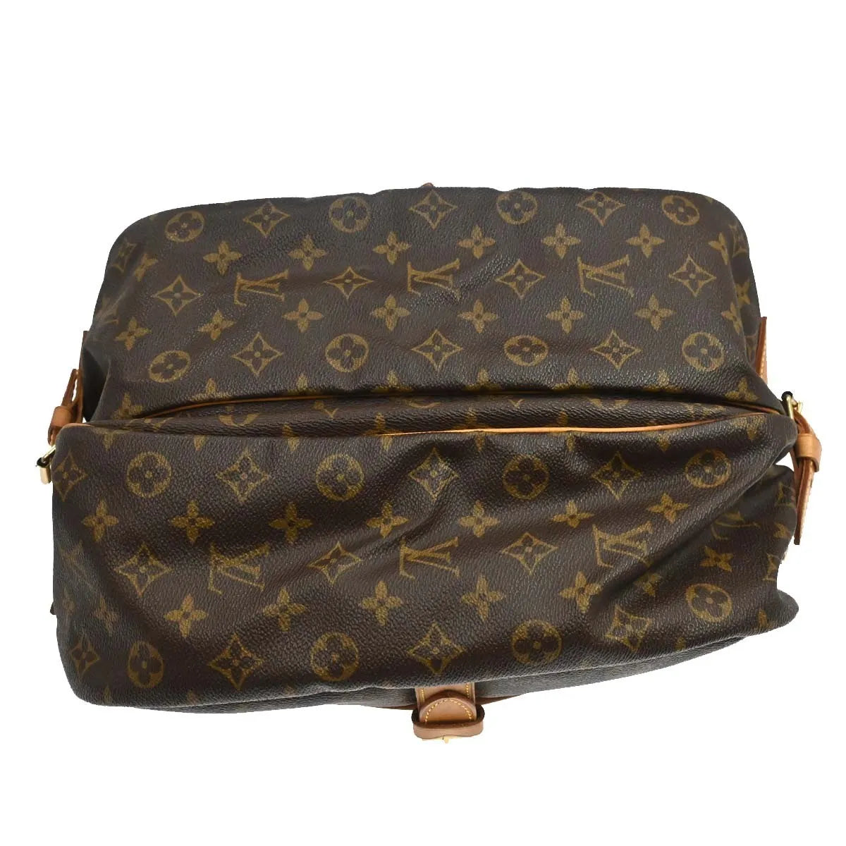 Louis Vuitton Saumur Monogram Canvas Brown Canvas Shoulder Bag Bag (Pre-Owned)