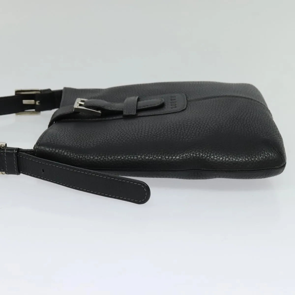 Loewe Vintage Leather Black Leather Shoulder Bag Bag (Pre-Owned)