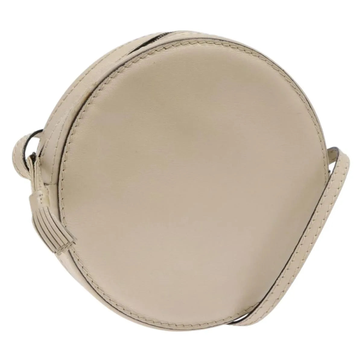 Bottega Veneta Vintage Leather Beige Leather Shoulder Bag Bag (Pre-Owned)