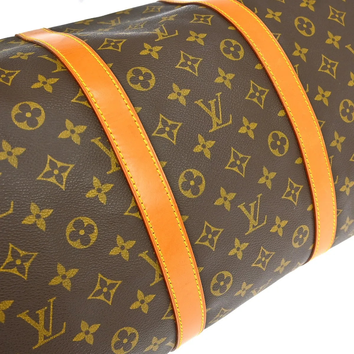 Louis Vuitton Keepall Monogram Canvas Brown Canvas Travel Bag Bag (Pre-Owned)