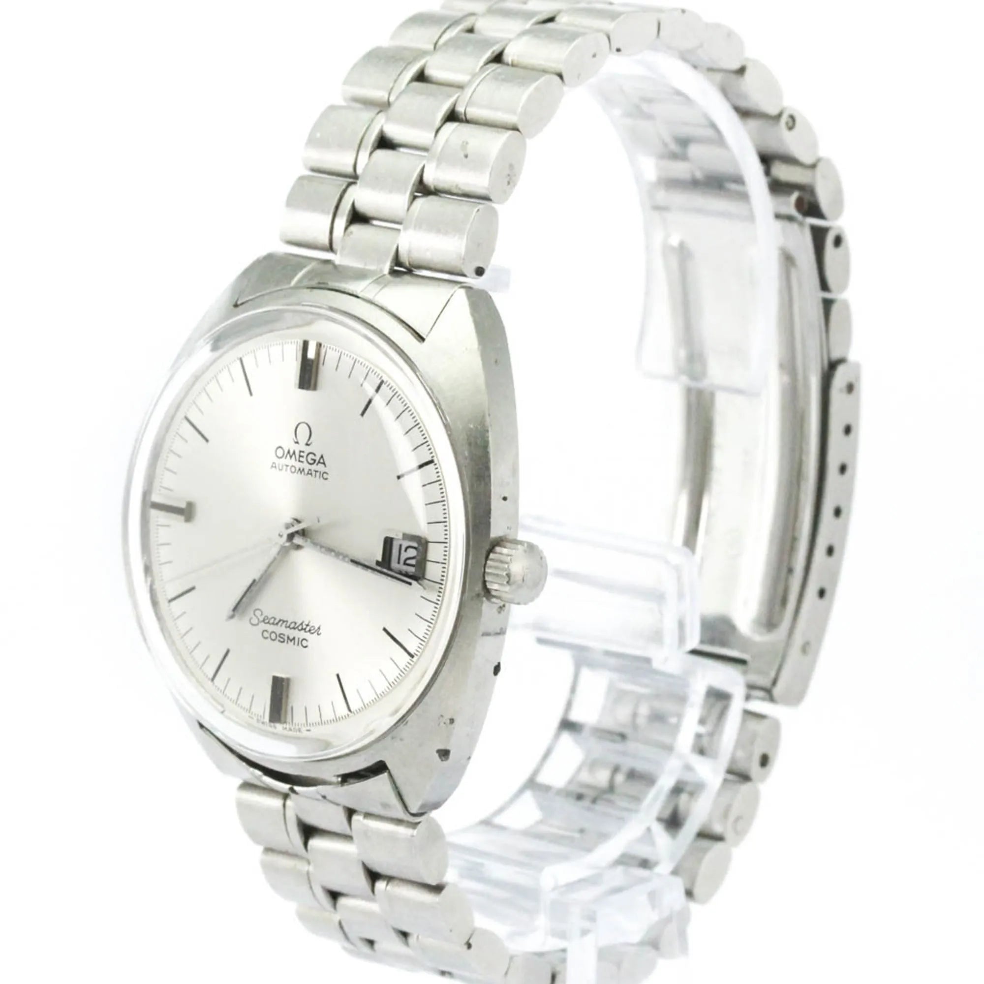 Omega Seamaster Cosmic Automatic Watch Stainless Steel Watch (Pre-Owned)