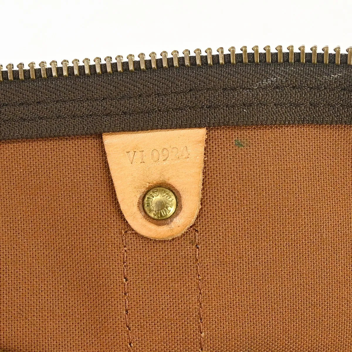 Louis Vuitton Keepall Monogram Brown Canvas Travel Bag Bag (Pre-Owned)