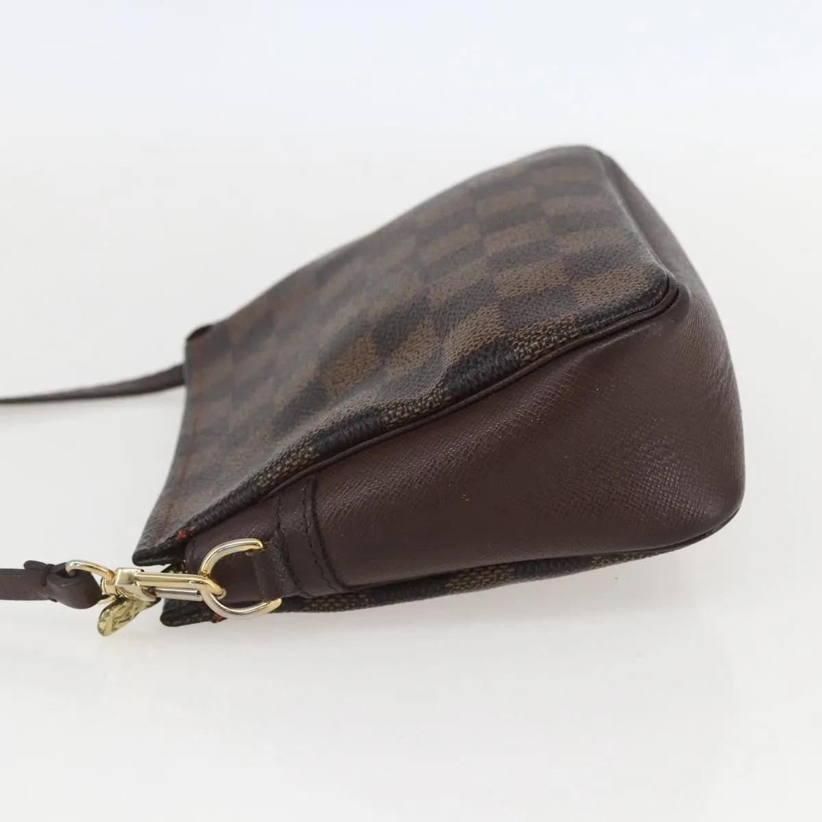 Louis Vuitton Trousse Make Up Damier Canvas Brown Canvas Clutche & Pouche Bag (Pre-Owned)