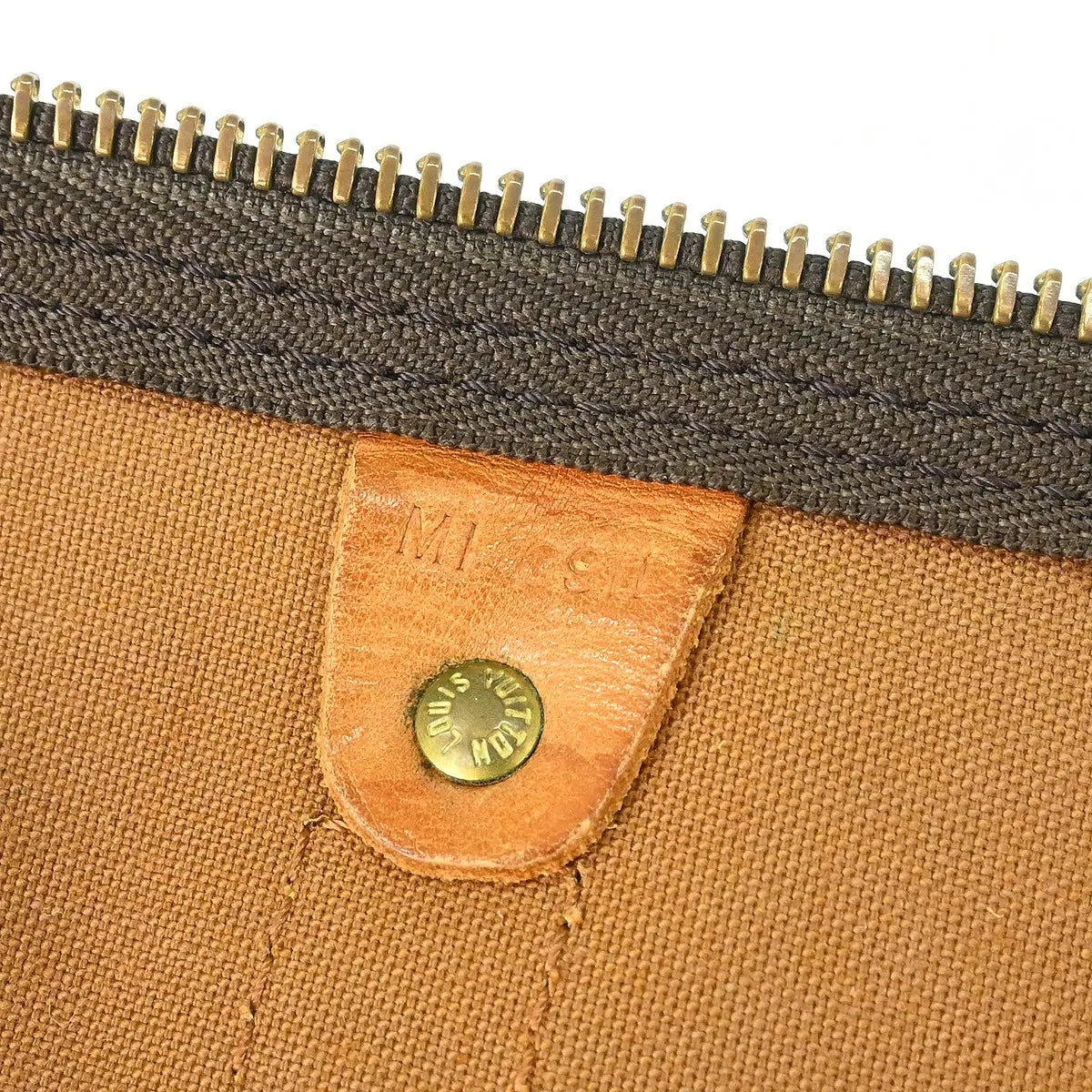 Louis Vuitton Keepall Monogram Canvas Brown Canvas Travel Bag Bag (Pre-Owned)