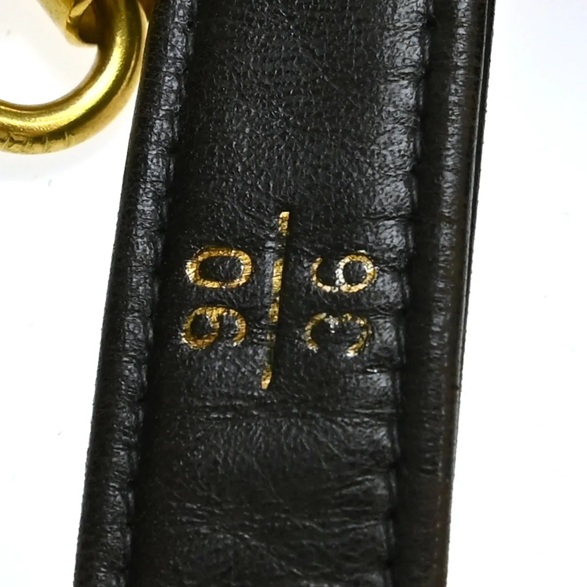 Chanel Vintage Button Waist Bag Quilted Lambskin Black Leather Shoulder Bag Bag (Pre-Owned)