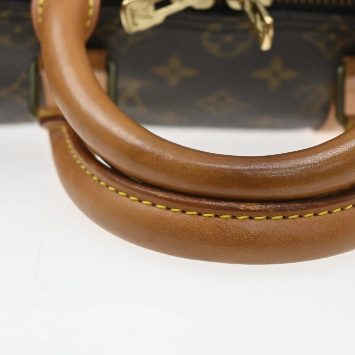 Louis Vuitton Keepall Bandoulière Monogram Brown Canvas Travel Bag Bag (Pre-Owned)