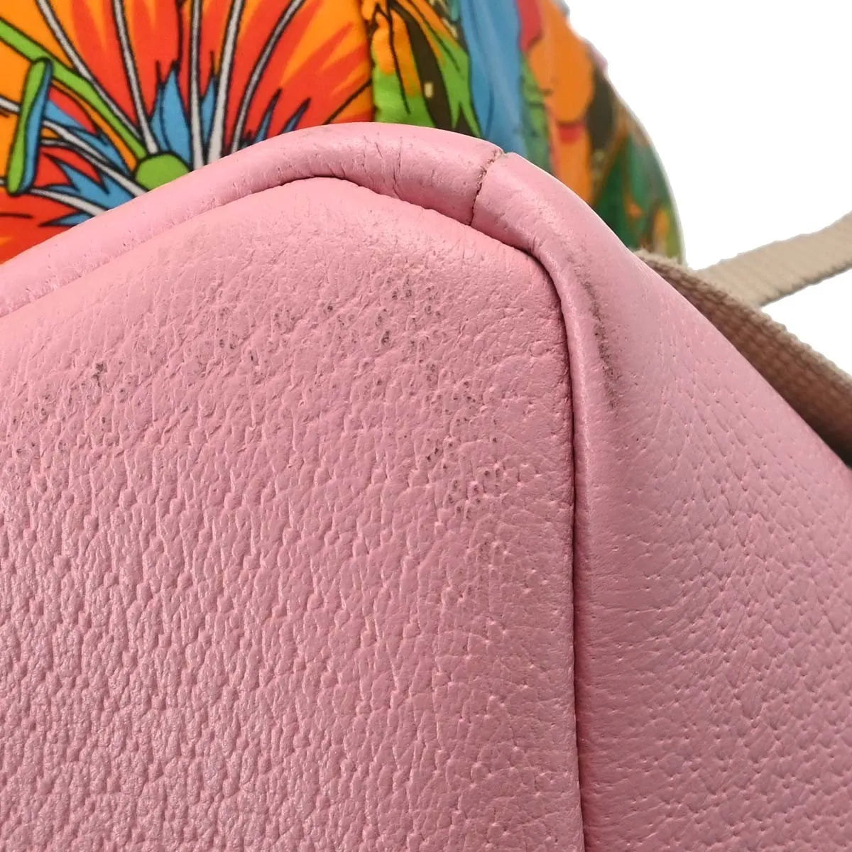 Gucci Gucci X The North Face Flap Printed Nylon Multicolour Canvas Backpack Bag (Pre-Owned)