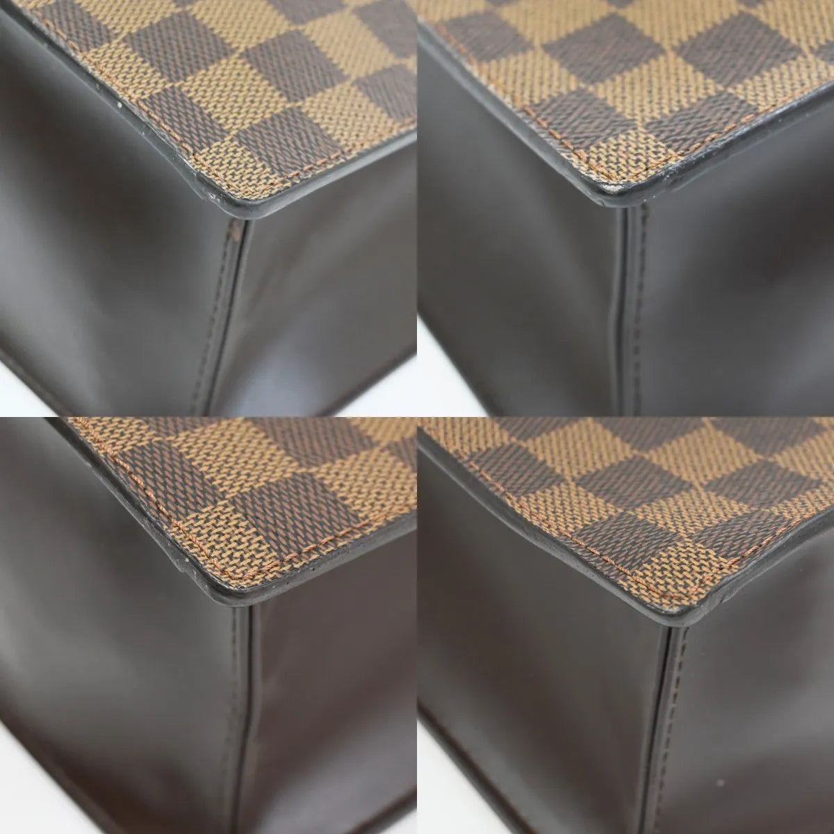 Louis Vuitton Venice Sac Plat Damier Brown Canvas Tote Bag Bag (Pre-Owned)