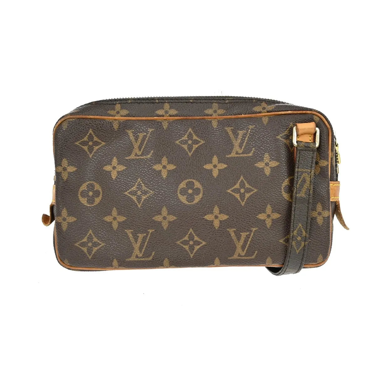 Louis Vuitton Pochette Marly Bandouliere Monogram Canvas Brown Canvas Shoulder Bag Bag (Pre-Owned)