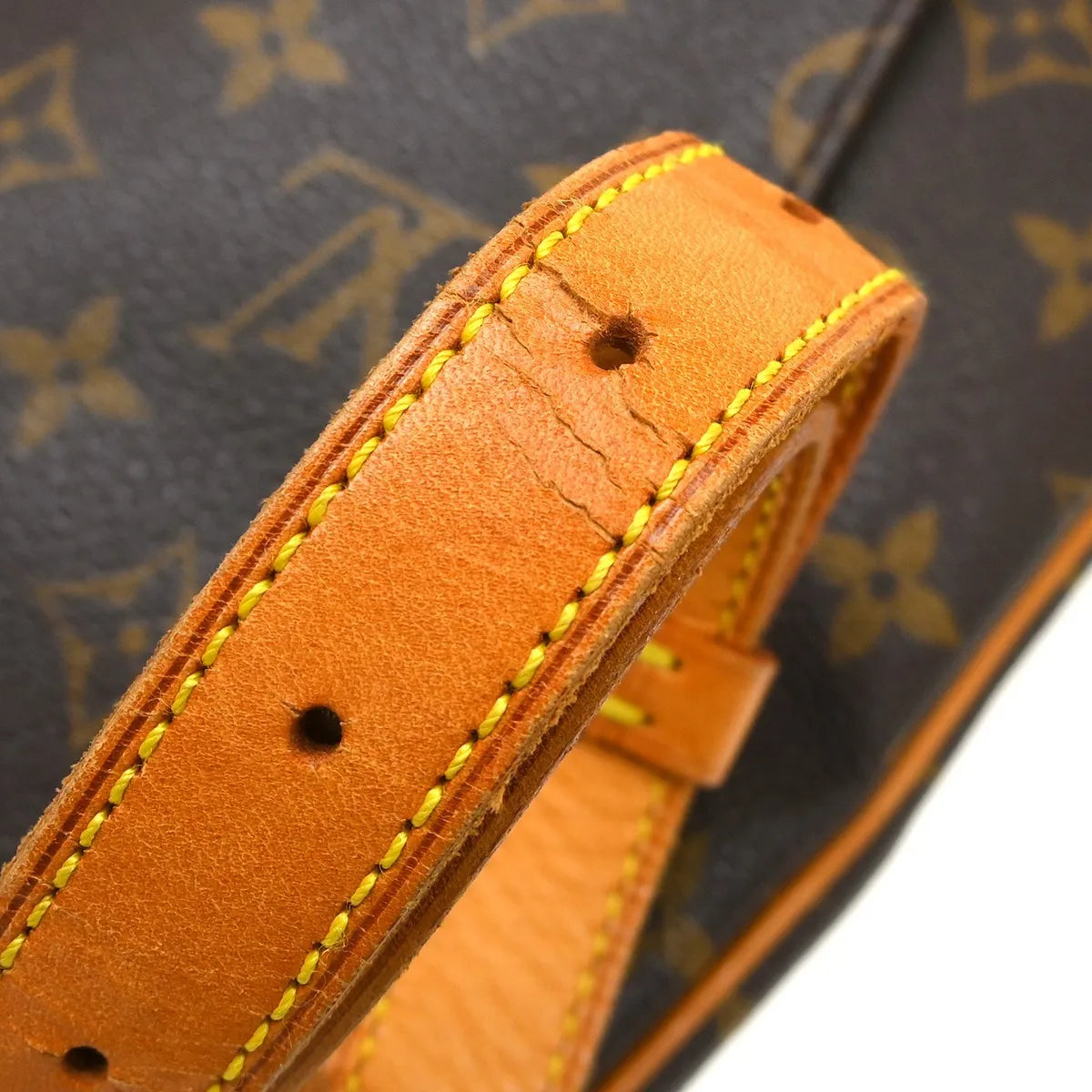 Louis Vuitton Musette Salsa Handbag Monogram Canvas Brown Canvas Shoulder Bag Bag (Pre-Owned)