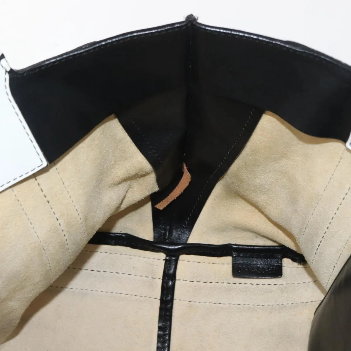 Chloe Alison East West Tote Leather Beige Leather Tote Bag Bag (Pre-Owned)