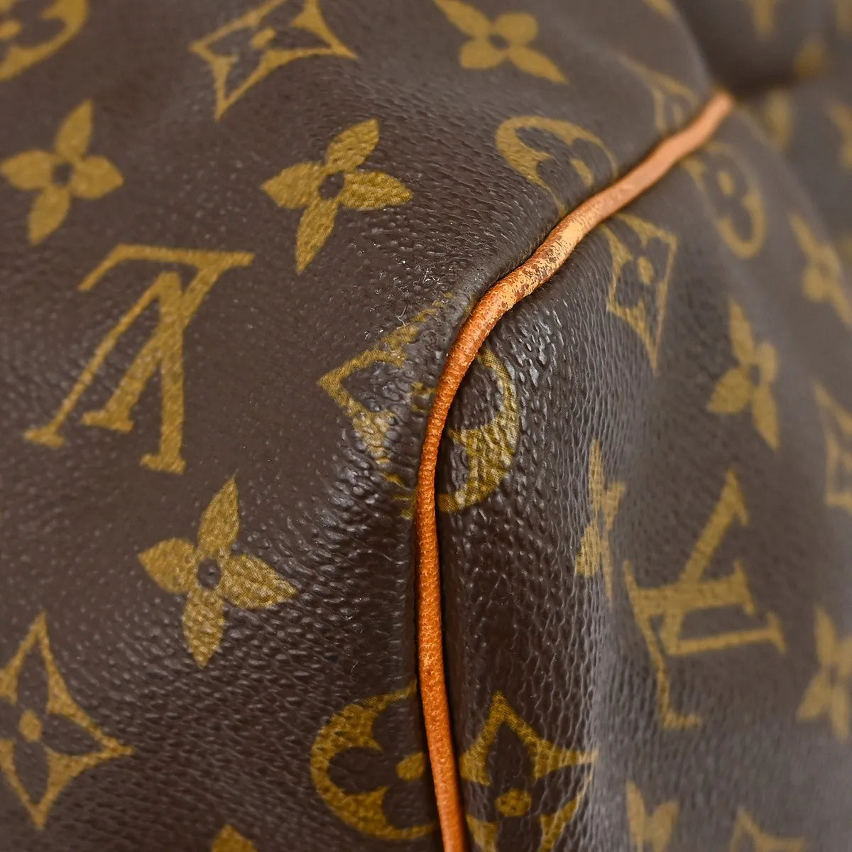 Louis Vuitton Keepall Monogram Brown Canvas Travel Bag Bag (Pre-Owned)