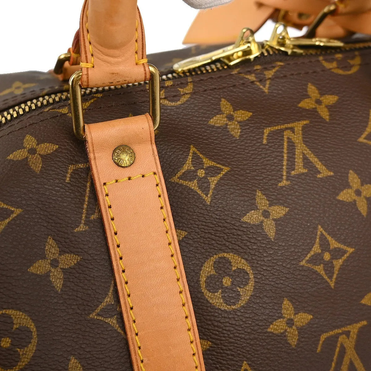 Louis Vuitton Keepall Monogram Canvas Brown Canvas Travel Bag Bag (Pre-Owned)