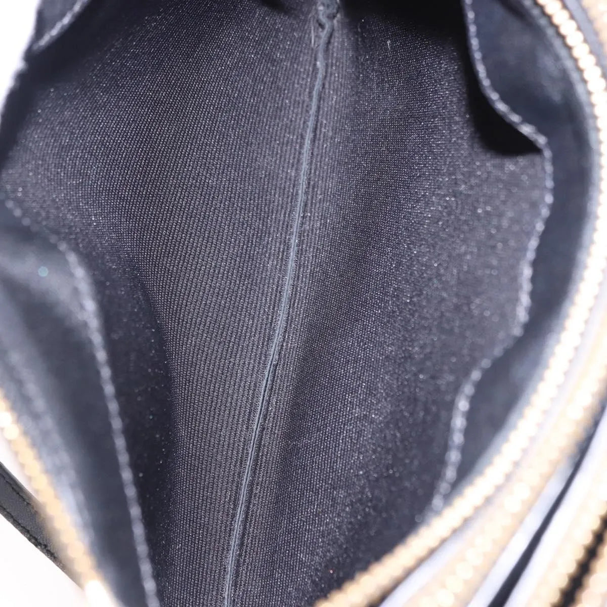 Celine Trio Leather Black Leather Shoulder Bag Bag (Pre-Owned)