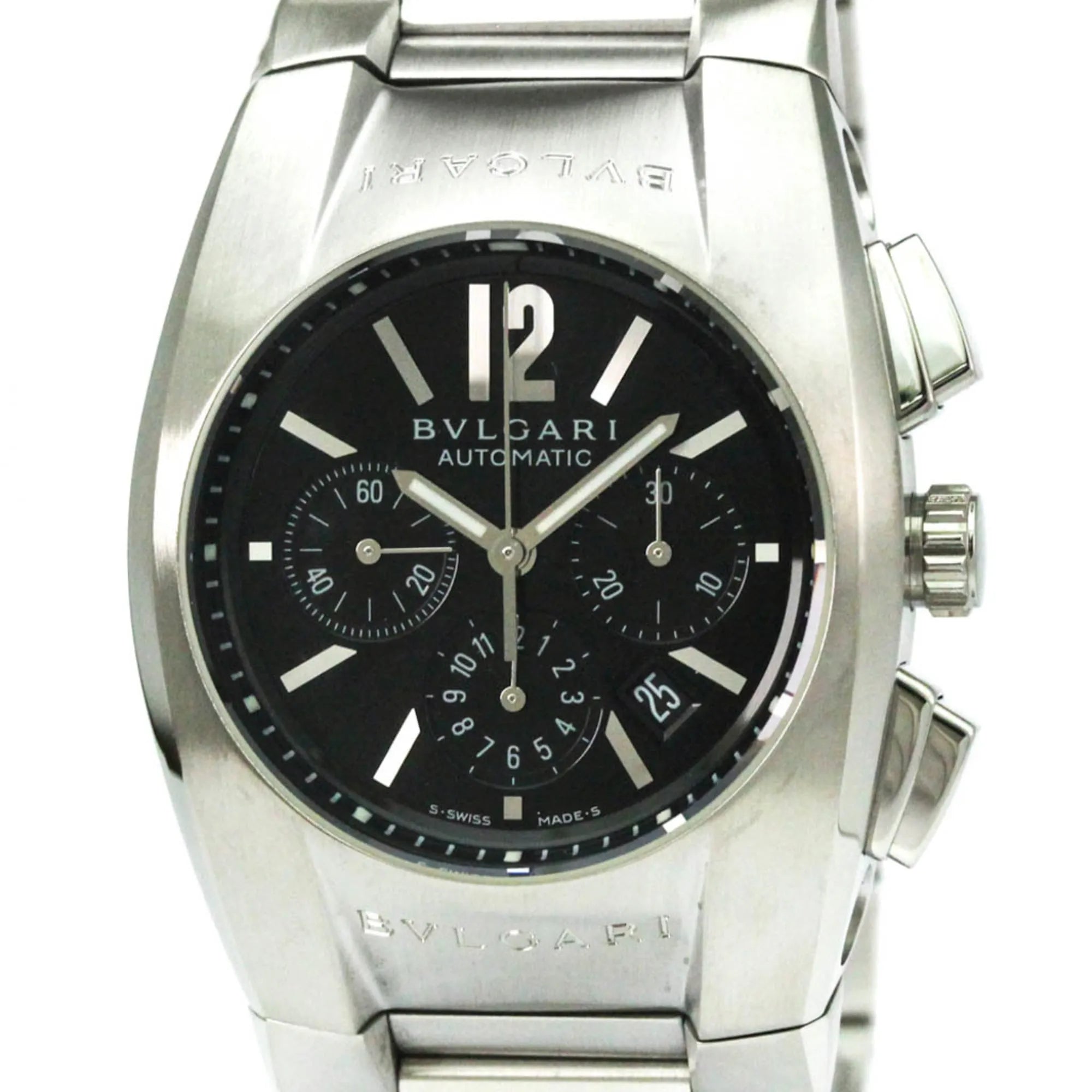 Bvlgari Ergon Chronograph Automatic Stainless Steel Watch (Pre-Owned)