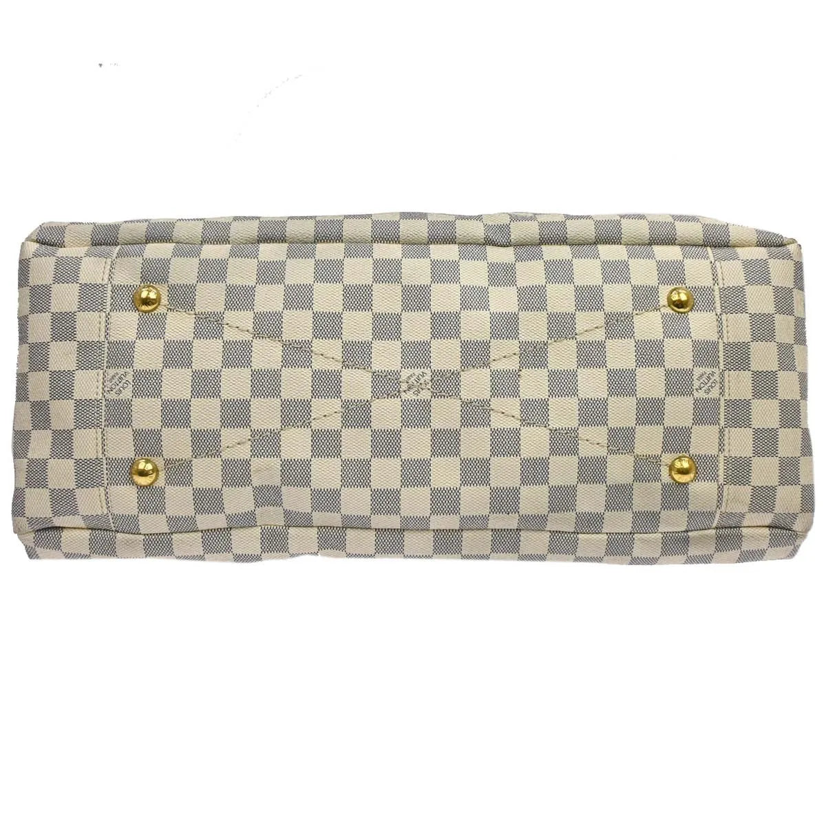 Louis Vuitton Artsy Damier White Canvas Handbag (Pre-Owned)