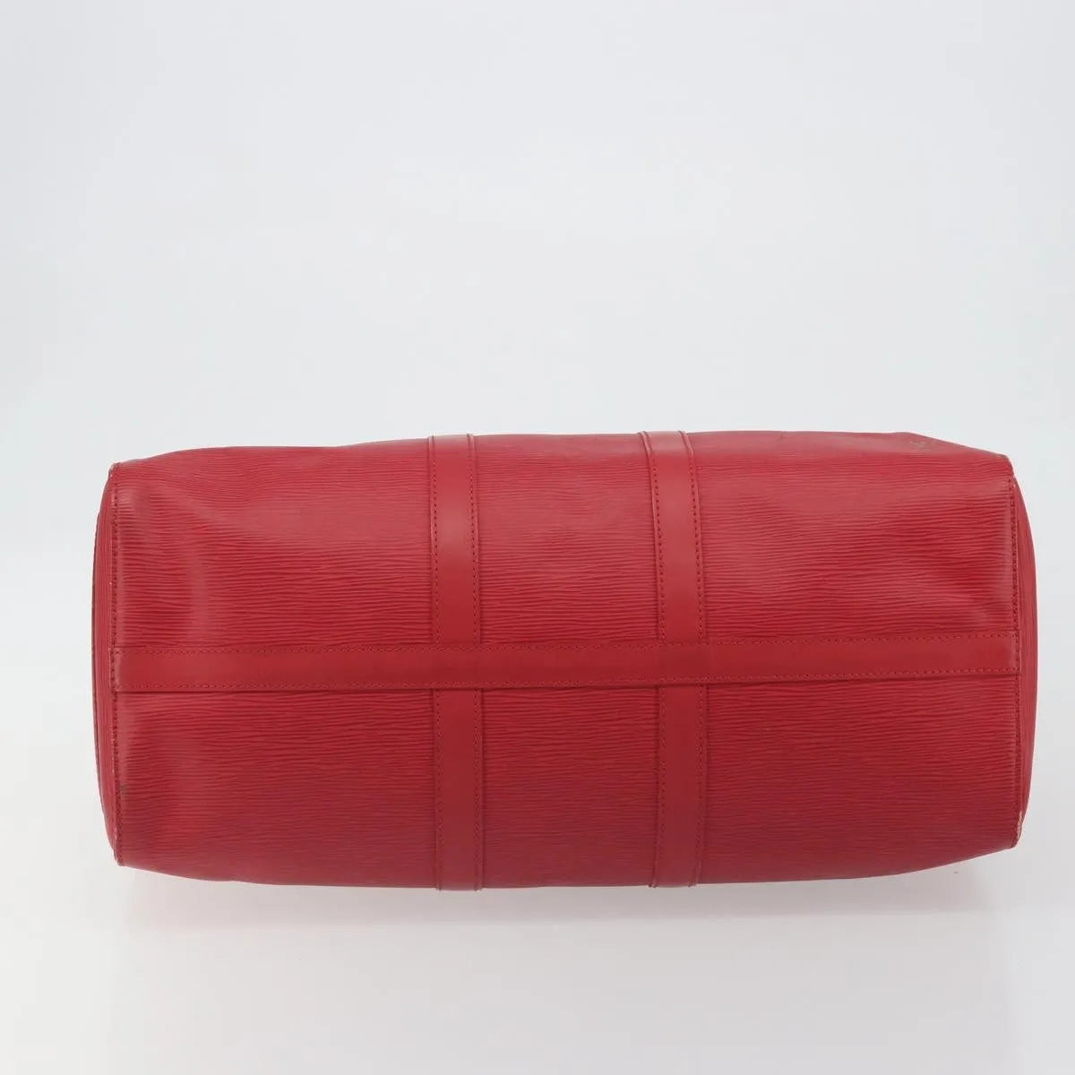 Louis Vuitton Keepall Epi Red Leather Travel Bag Bag (Pre-Owned)