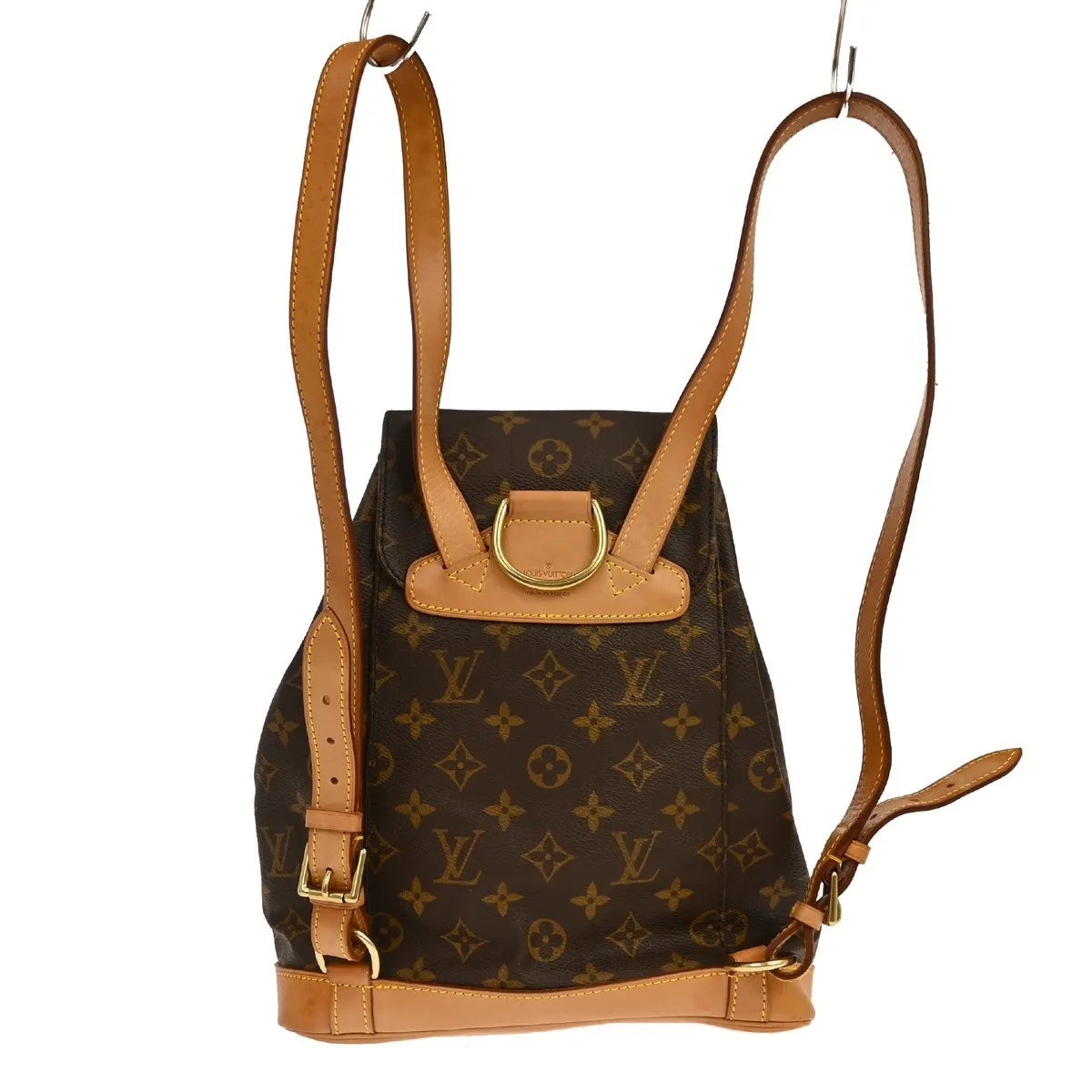 Louis Vuitton Montsouris Monogram Brown Canvas Backpack Bag (Pre-Owned)