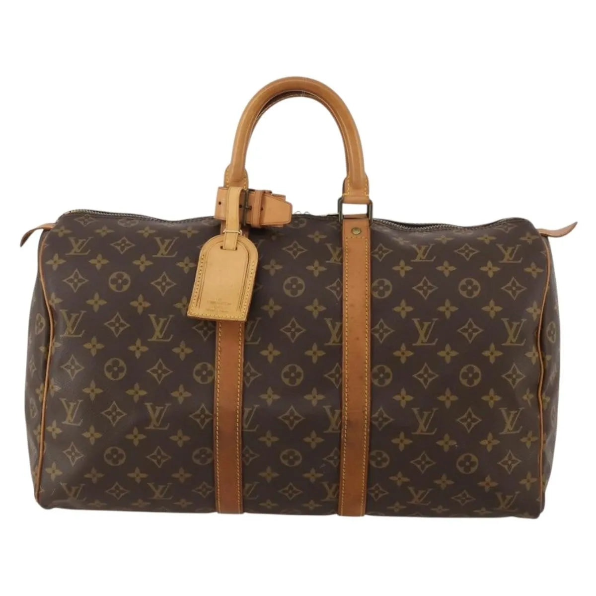 Louis Vuitton Keepall Monogram Canvas Brown Canvas Travel Bag Bag (Pre-Owned)