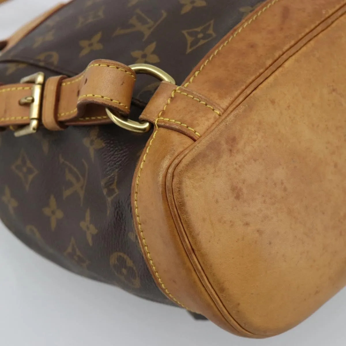Louis Vuitton Montsouris Monogram Brown Canvas Backpack Bag (Pre-Owned)