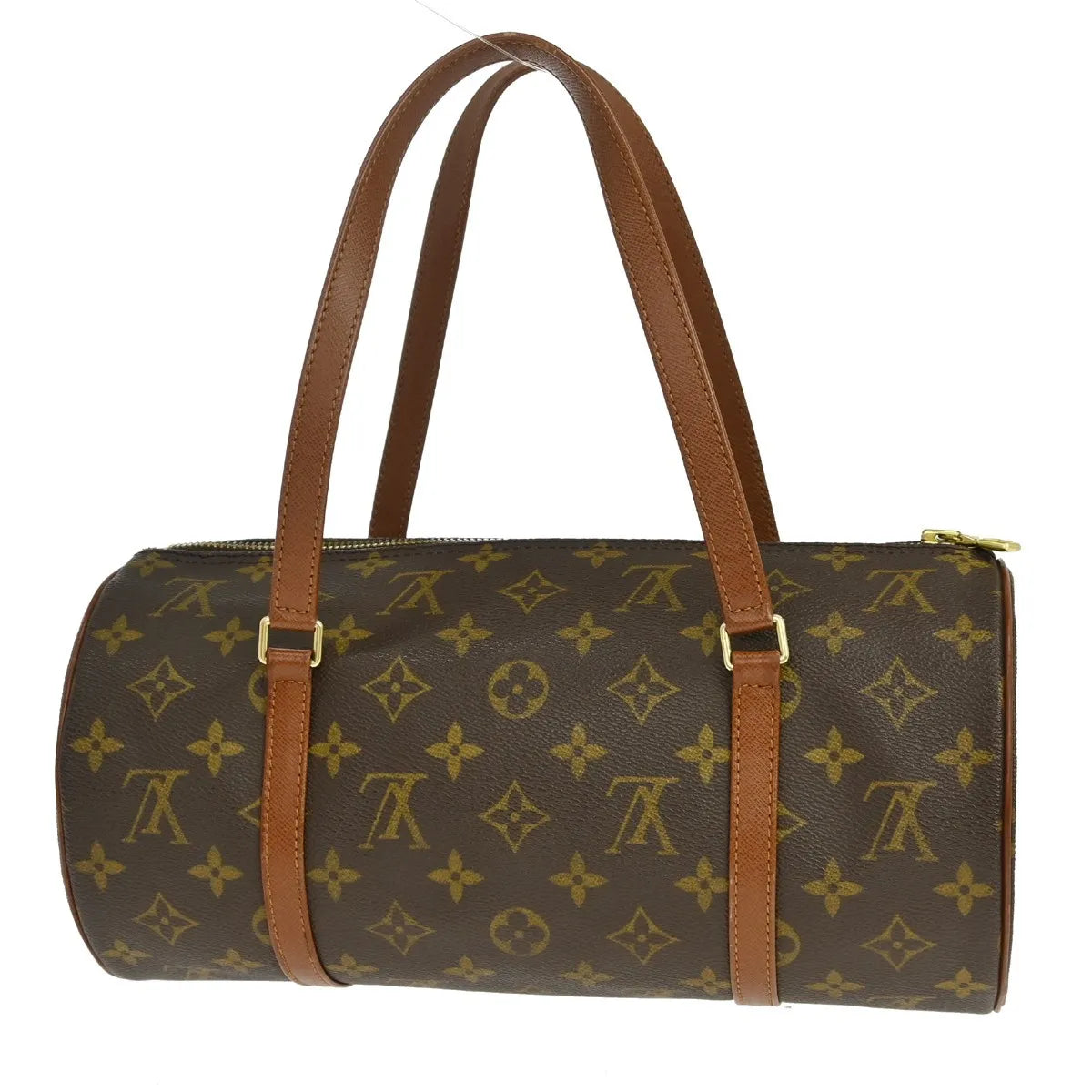 Louis Vuitton Papillon Handbag Monogram Canvas Brown Canvas Handbag (Pre-Owned)