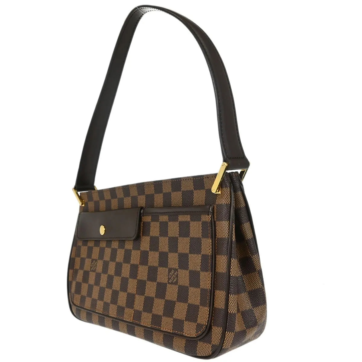 Louis Vuitton Aubagne Damier Ebene Brown Canvas Shoulder Bag Bag (Pre-Owned)