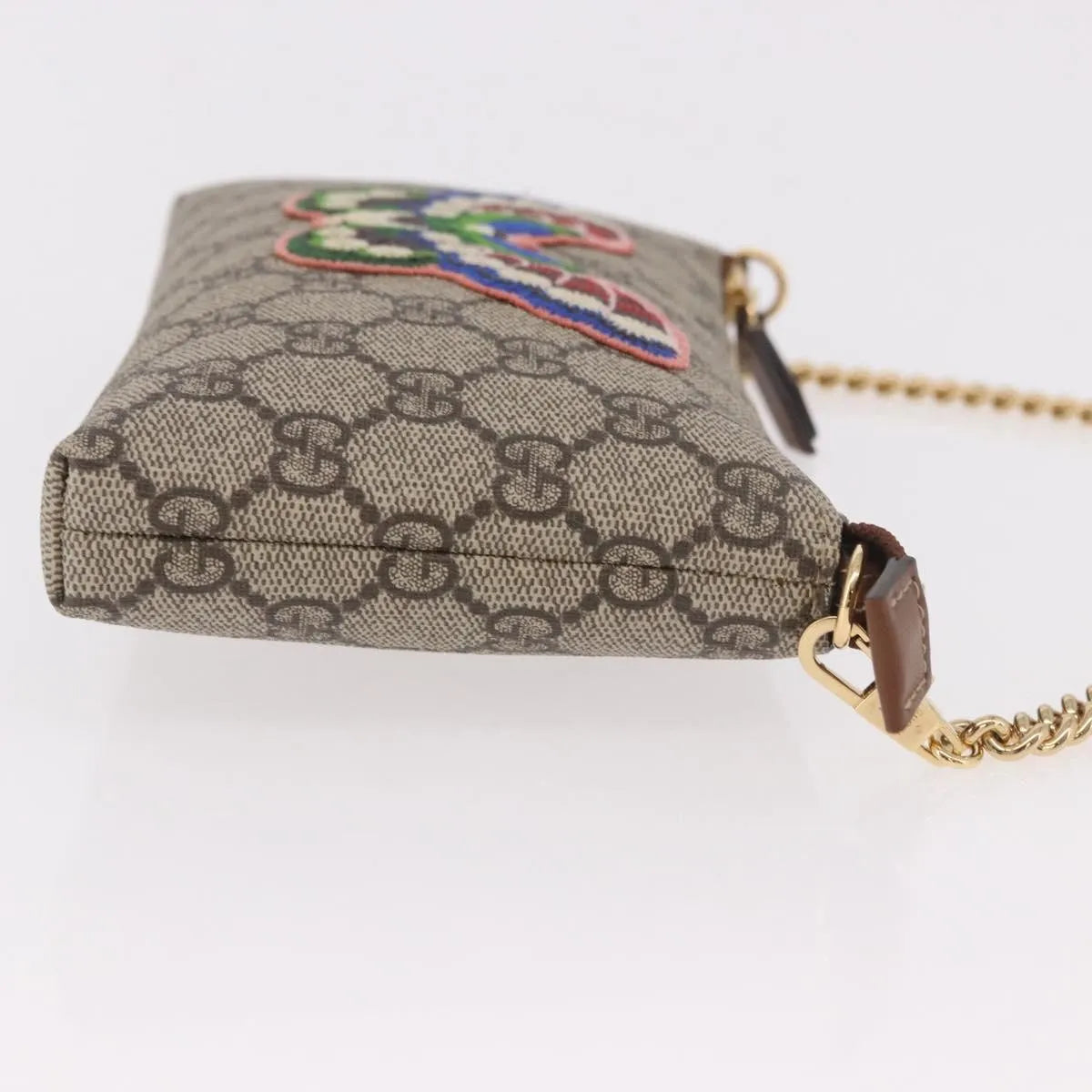 Gucci Pochette Gg Canvas Beige Pvc Clutche & Pouche Bag (Pre-Owned)