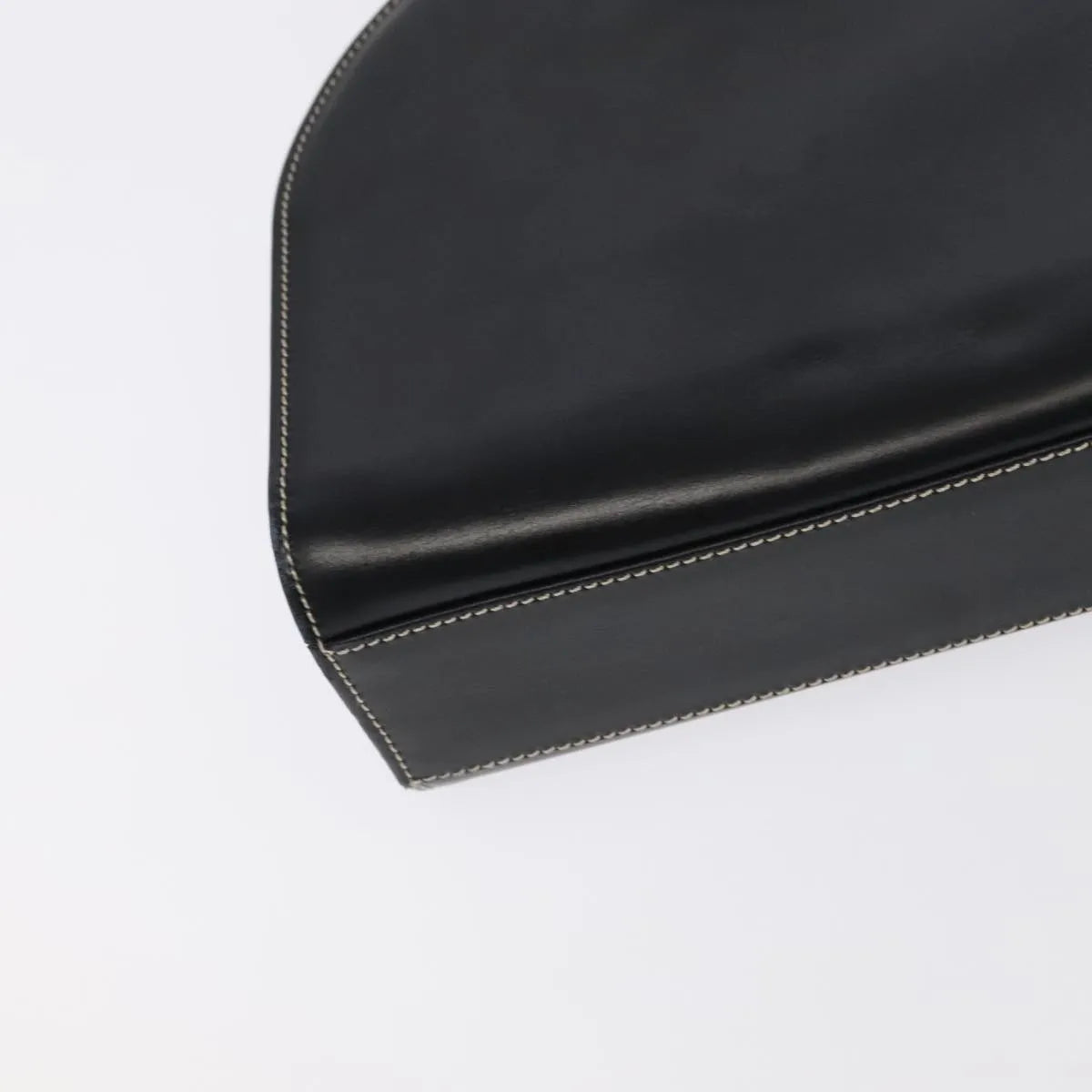 Christian Dior Vintage Leather Black Leather Shoulder Bag Bag (Pre-Owned)