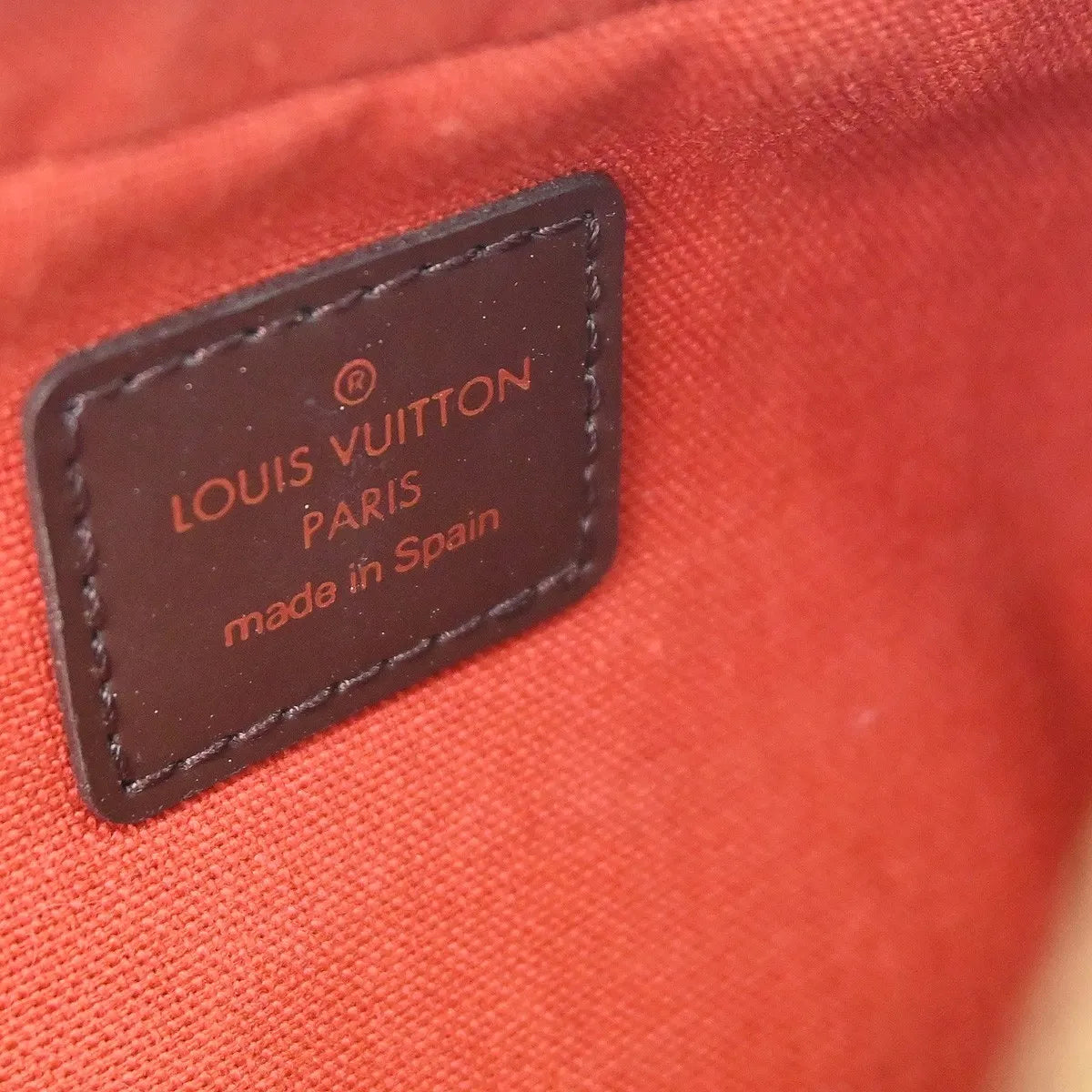 Louis Vuitton Geronimos Waist Damier Brown Canvas Shoulder Bag Bag (Pre-Owned)
