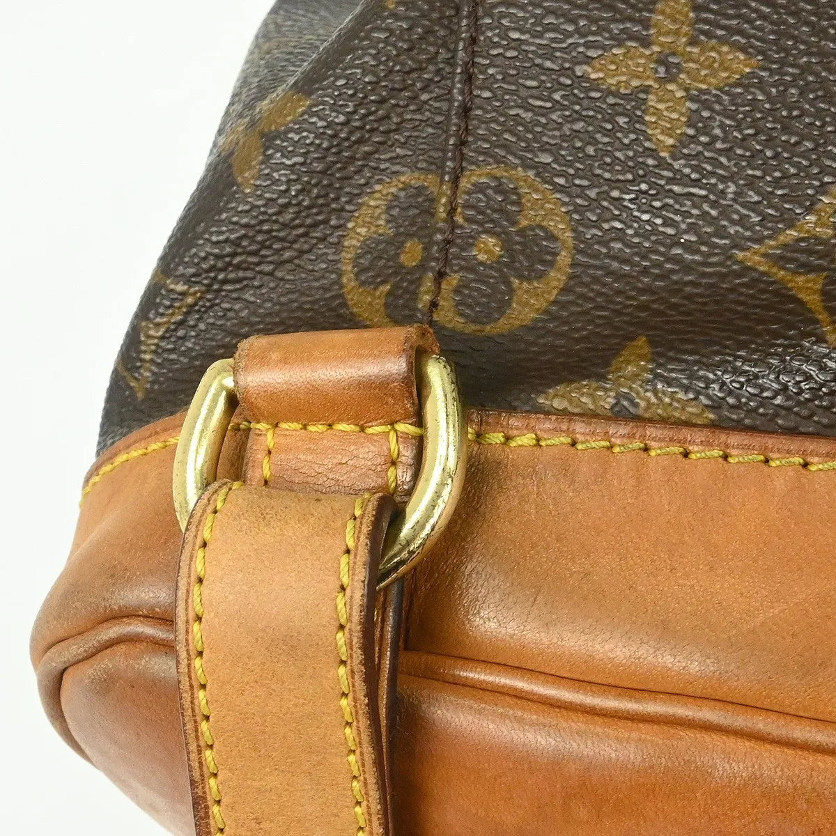 Louis Vuitton Vintage Montsouris Monogram Canvas Brown Canvas Backpack Bag (Pre-Owned)