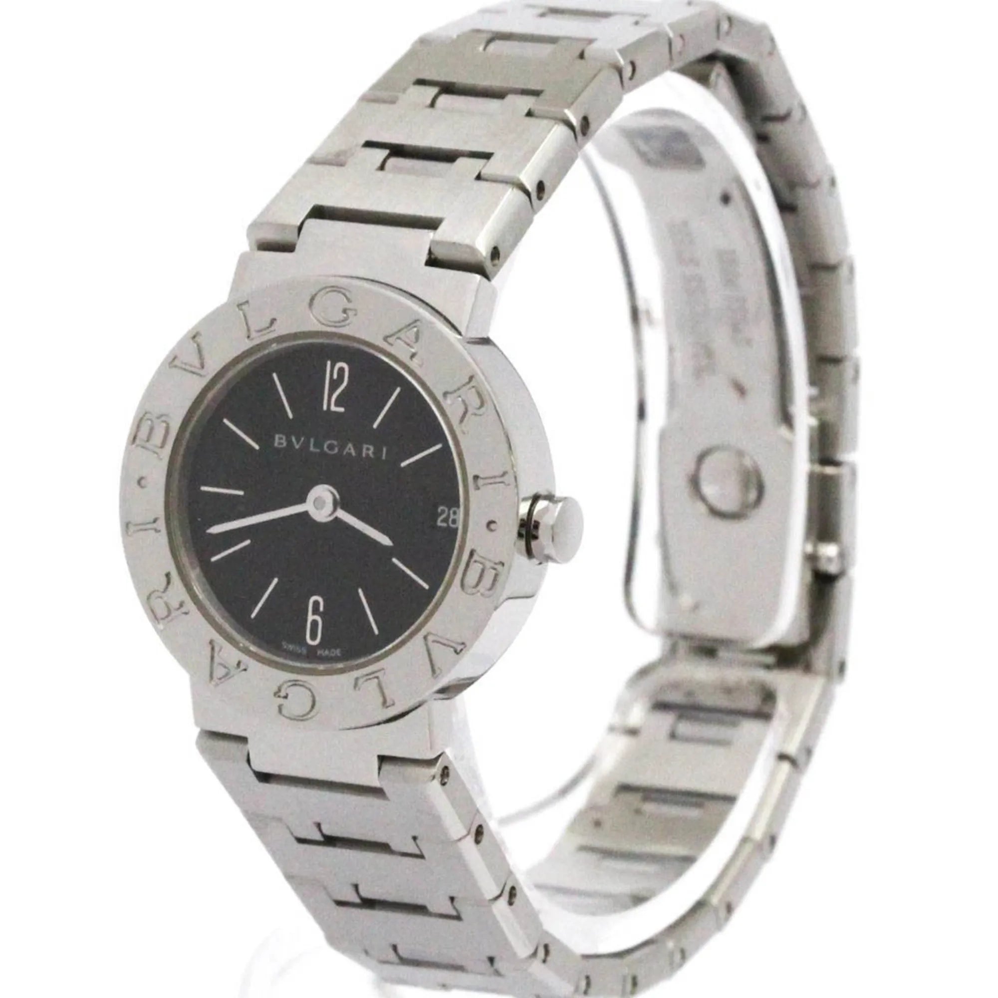 Bvlgari Bvlgari Quartz Stainless Steel Watch (Pre-Owned)
