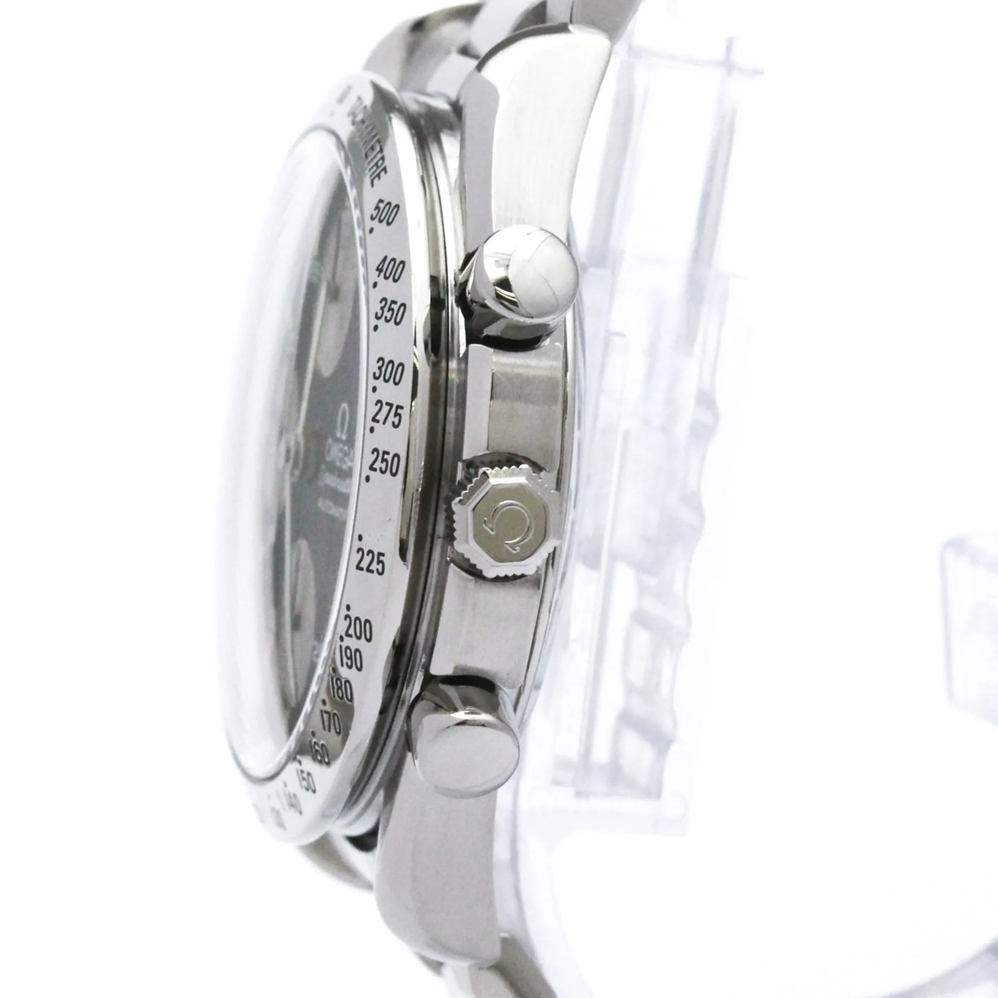 Omega Speedmaster Date Chronograph Automatic Stainless Steel Watch (Pre-Owned)