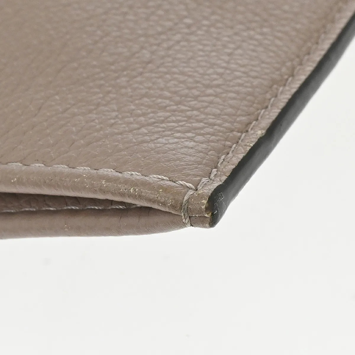 Louis Vuitton Zip Around Pochette Jour Leather Beige Calfskin Clutche & Pouche Bag (Pre-Owned)
