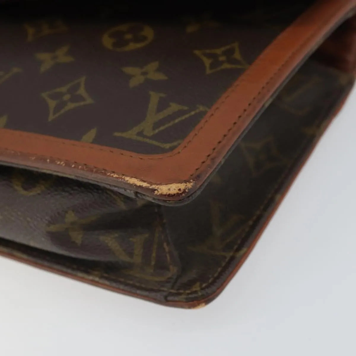 Louis Vuitton Dame Pochette Monogram Canvas Brown Canvas Clutche & Pouche Bag (Pre-Owned)